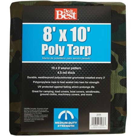 All-Source Medium Duty Tarp, Camoflauge 741184